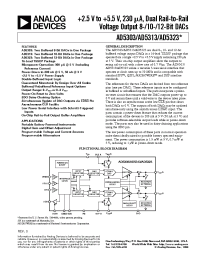 Datasheet AD5303 manufacturer Analog Devices